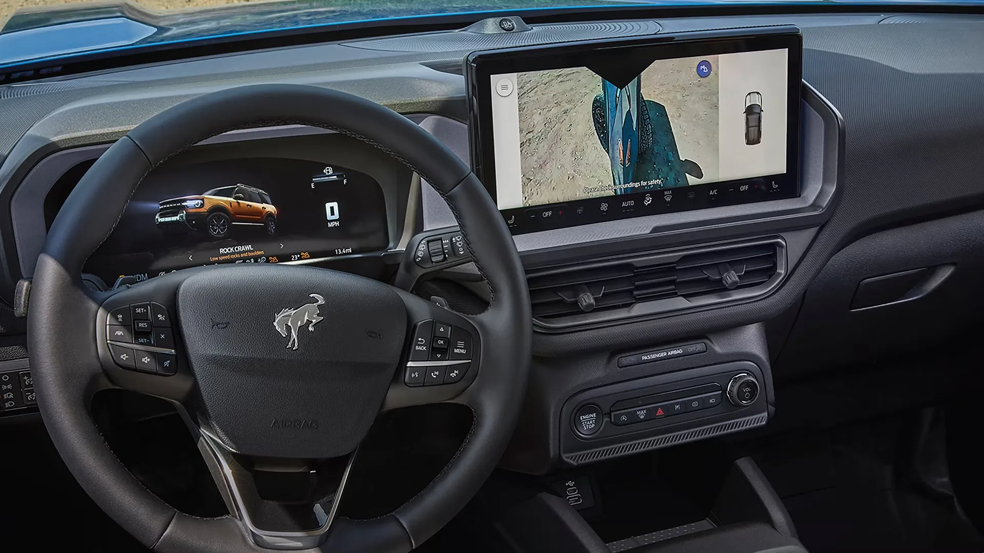 Tableau de bord avec écran SYNC 4 du Ford Bronco Sport 2026.