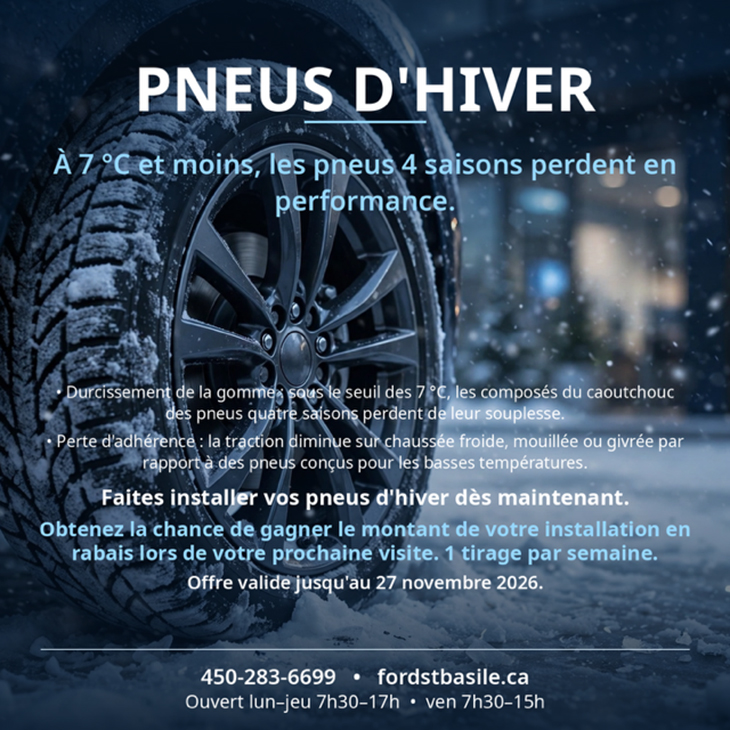 Promo pneus hiver